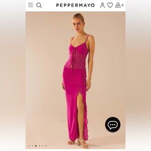 Peopermayo mesh maxi skirt AU 8 / US 4